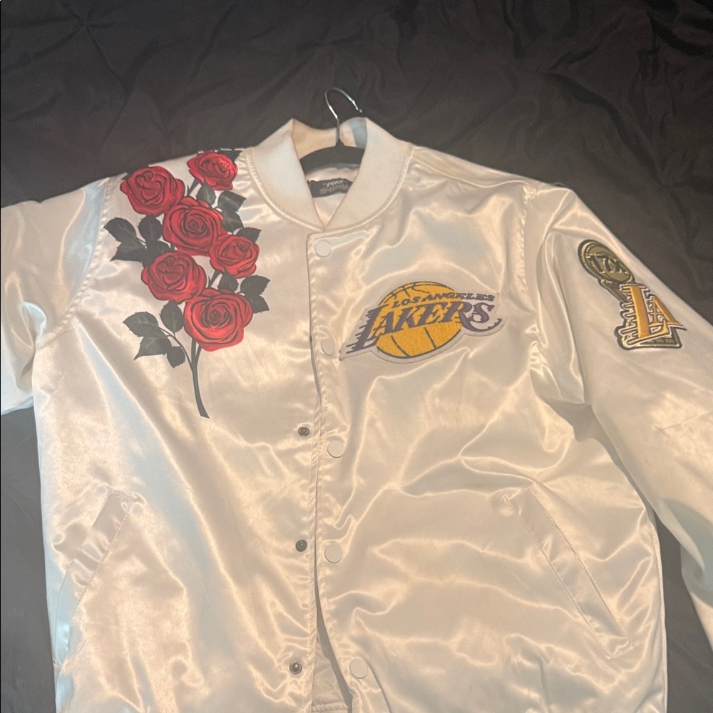 White Lakers Performance Jacket